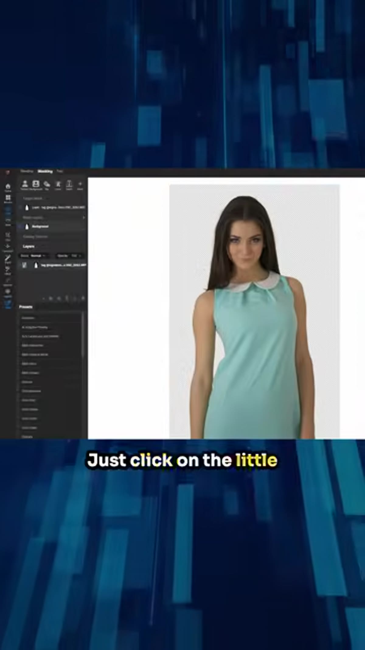 Clicking the plus button in the layers pane