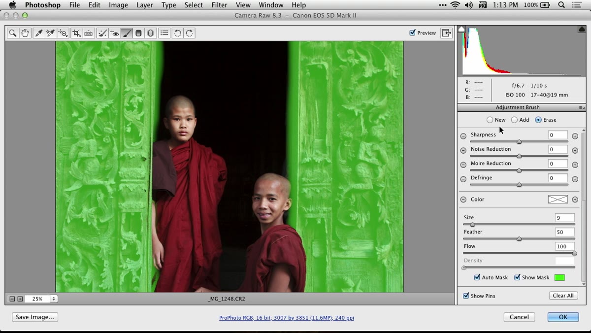 Add mode selected, small brush painting adjustment back in